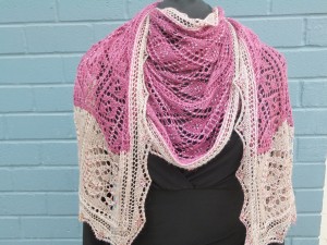 beaded lace shawl
